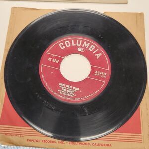 Tony Bennett Cold Cold Heart While We're Young 45 RPM Vinyl Record